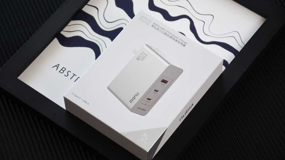 努比亚120W三口氮化镓充电器:第三代GaN加持,三口120W快充