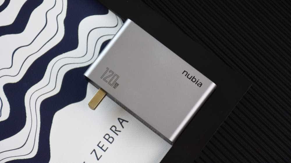 努比亚120W三口氮化镓充电器:第三代GaN加持,三口120W快充