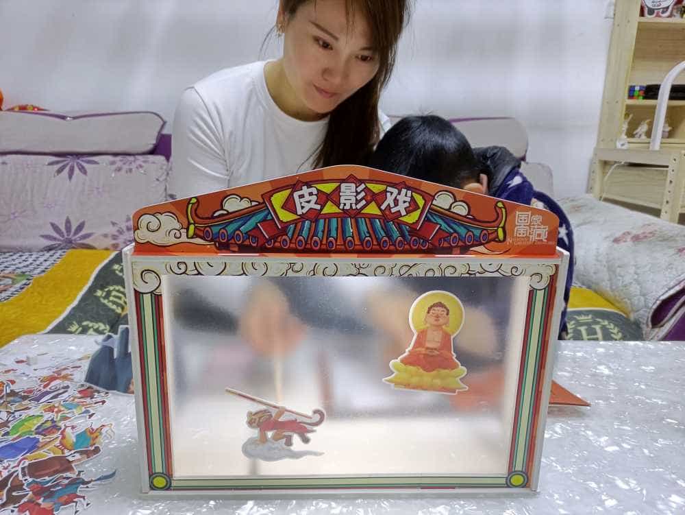 童心制物儿童皮影戏剧套装,是小时候那个味