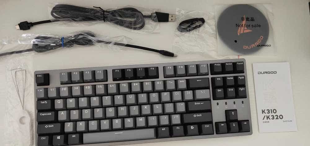 敲代码、码字——杜伽机械键盘「K320 樱桃静音红轴」值得剁手