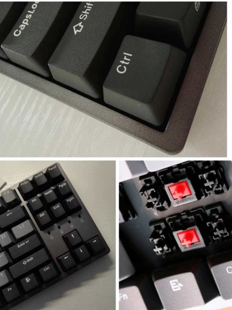 敲代码、码字——杜伽机械键盘「K320 樱桃静音红轴」值得剁手