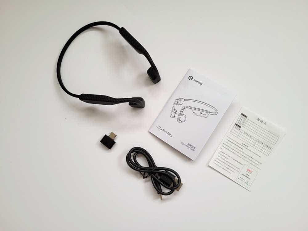 内置64GB存储,sanag塞那气传导耳机上手体验