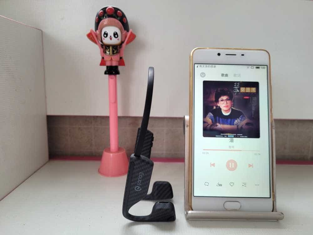 内置64GB存储,sanag塞那气传导耳机上手体验