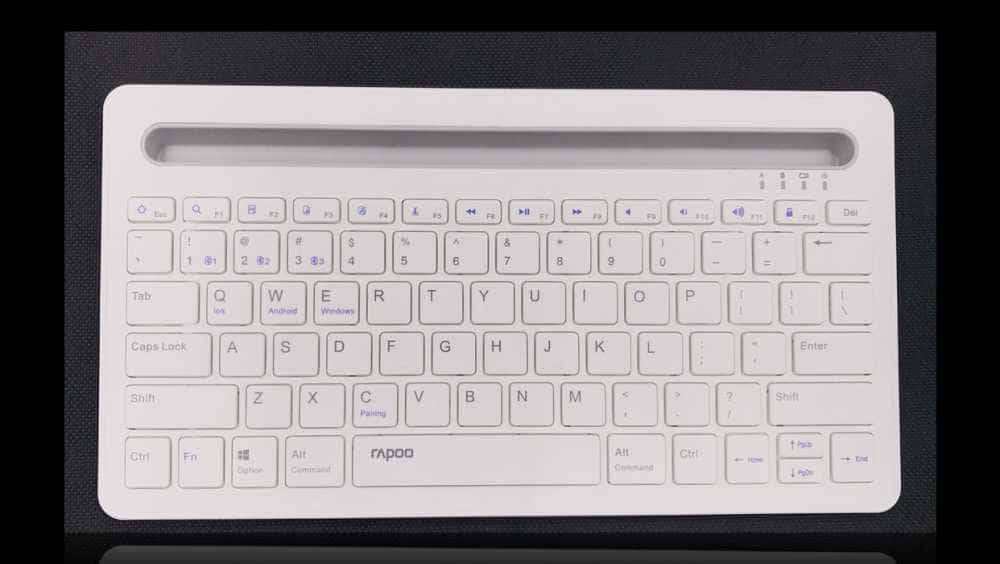 多设备互连 多媒体互通 其乐也融融|雷柏蓝牙键盘XK100