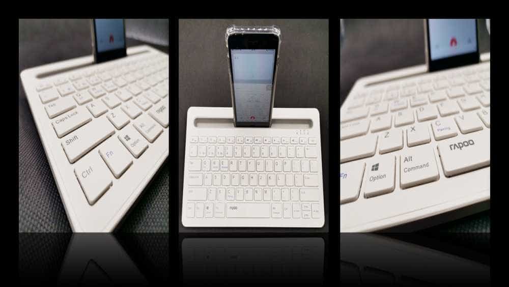 多设备互连 多媒体互通 其乐也融融|雷柏蓝牙键盘XK100