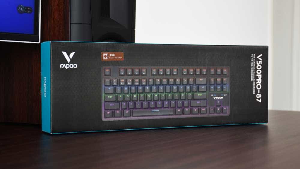 雷柏V500 Pro 87键:自研轴体加持,绚丽灯效点缀
