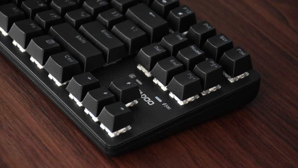 雷柏V500 Pro 87键:自研轴体加持,绚丽灯效点缀