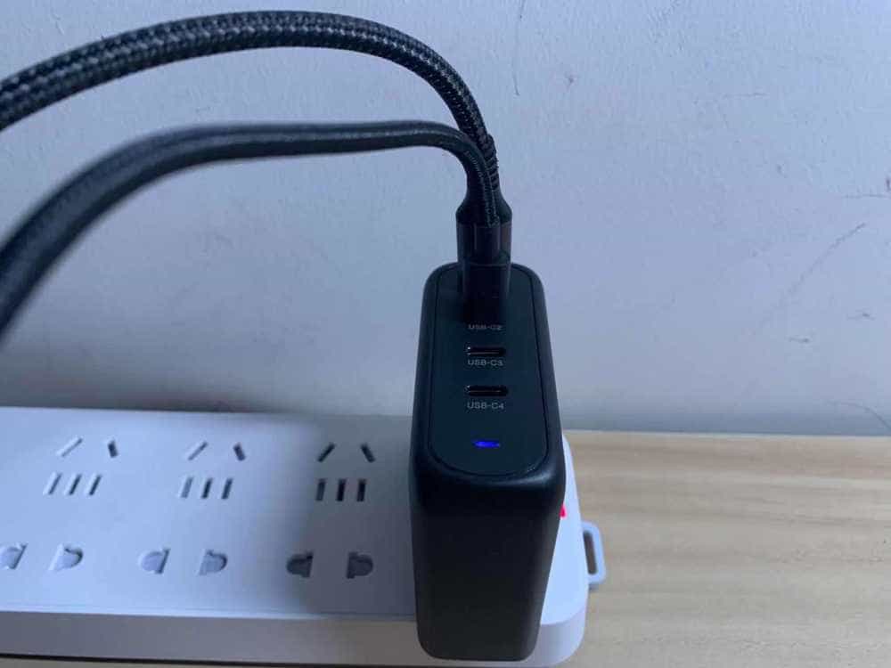 AENZR 130W氮化镓四口充电器,出门一个就够了~