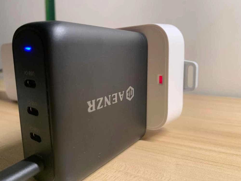 AENZR 130W氮化镓四口充电器,出门一个就够了~