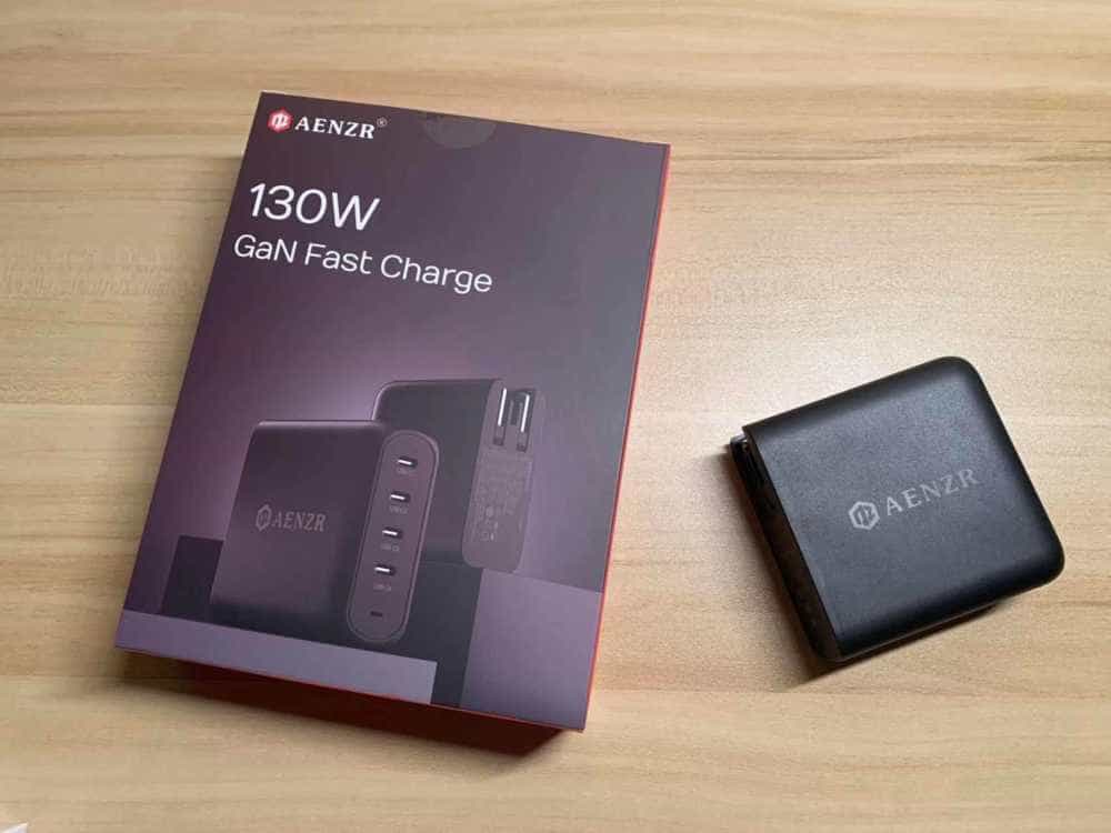 AENZR 130W氮化镓四口充电器,出门一个就够了~