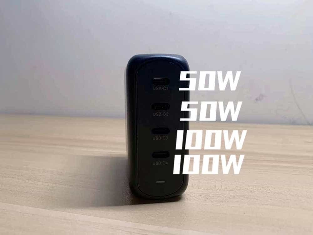 AENZR 130W氮化镓四口充电器,出门一个就够了~