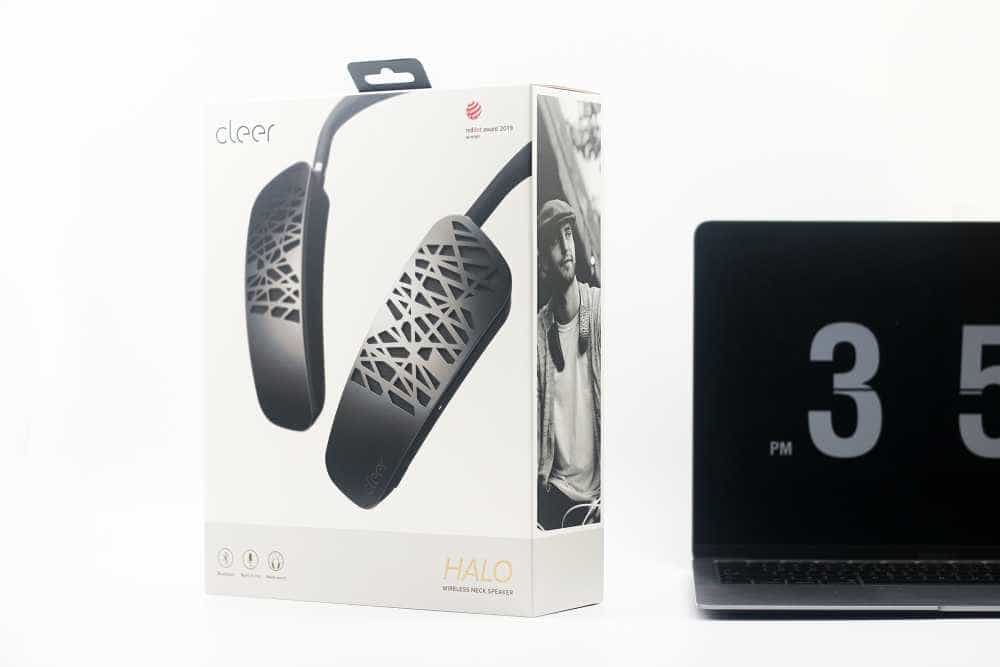 打开Cleer HALO无线颈戴音箱，就想得到有设计感还得体的它