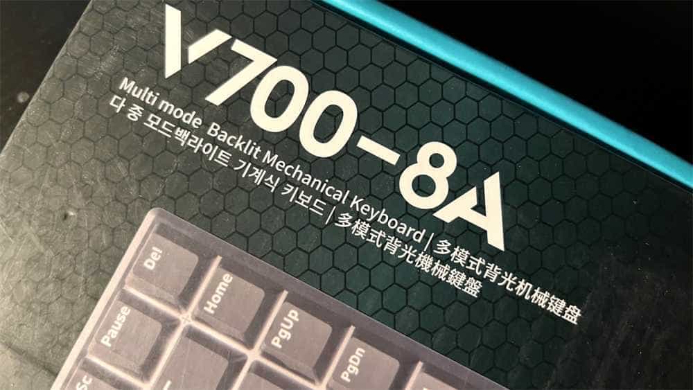 研究生的毕业利器-雷柏V700-8A多模无线机械键盘