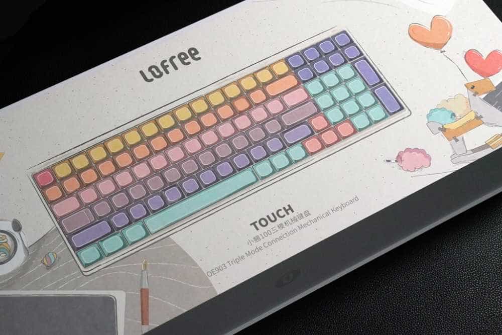 洛斐小翘棉花糖无线机械键盘:软软的、萌萌哒,少女至爱!