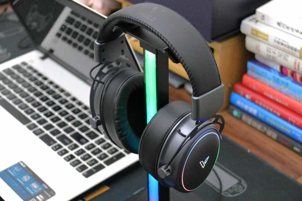 雷柏VH800双模游戏耳机评测：炫酷灯效，无线连接