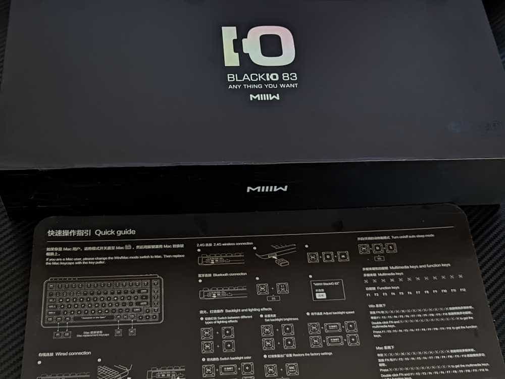 来自外太空的酷炫黑色透明晶体,米物客制化机械键盘BlackIO 83首发评测!