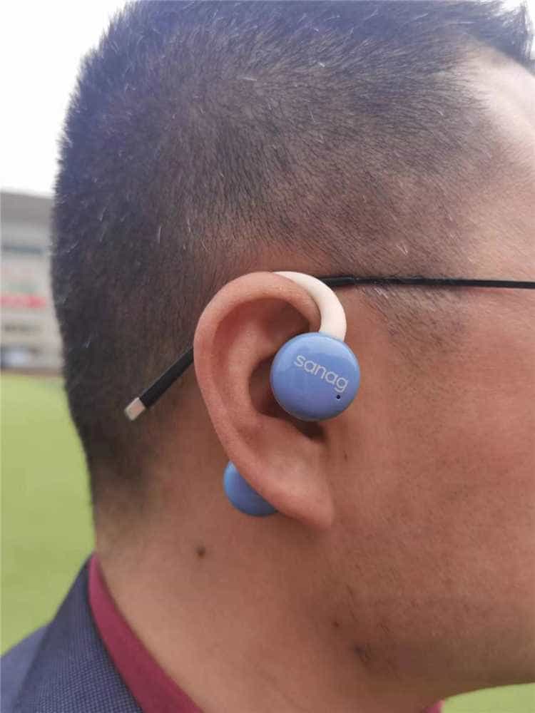 不入耳、不连体,sanag塞那Z61挂耳式耳机,百元体验健康自由高级感