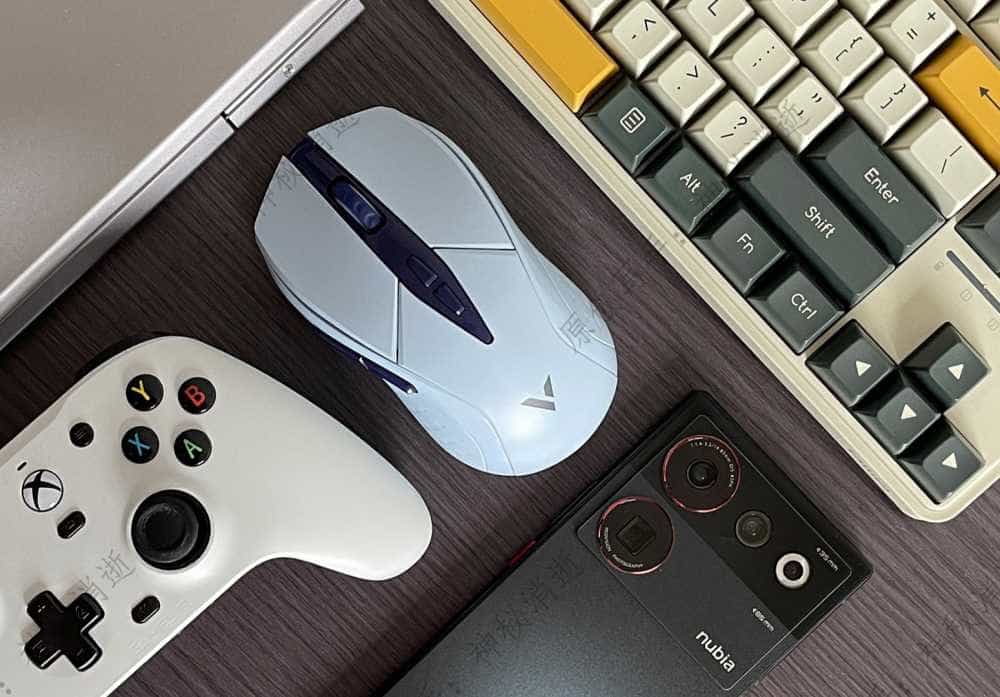 无感延迟、轻灵微操、对称设计、酷炫灯效-雷柏V300W有线无线双模RGB游戏鼠标评测指南
