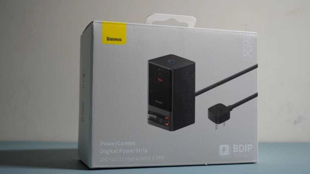 多设备快速充电,倍思65W插线板氮化镓充电器,高效安全智能控制