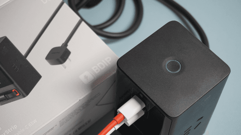 多设备快速充电,倍思65W插线板氮化镓充电器,高效安全智能控制