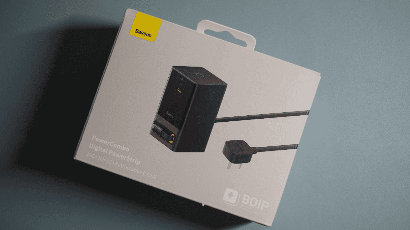 多设备快速充电,倍思65W插线板氮化镓充电器,高效安全智能控制