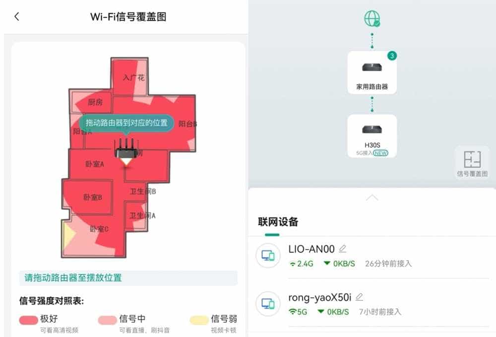 再厚的承重墙也阻挡不住锐捷蜂鸟旗舰版《子母套装路由器 》的真信号