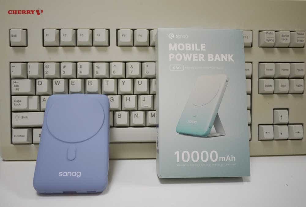 买充电宝送手机支架,sanag塞那K60磁吸充电宝大气