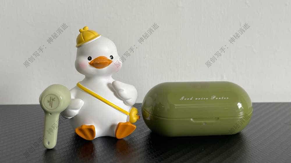 无感佩戴的竹林鸟锦瑟真无线蓝牙耳机让你畅享通透自然的好音质