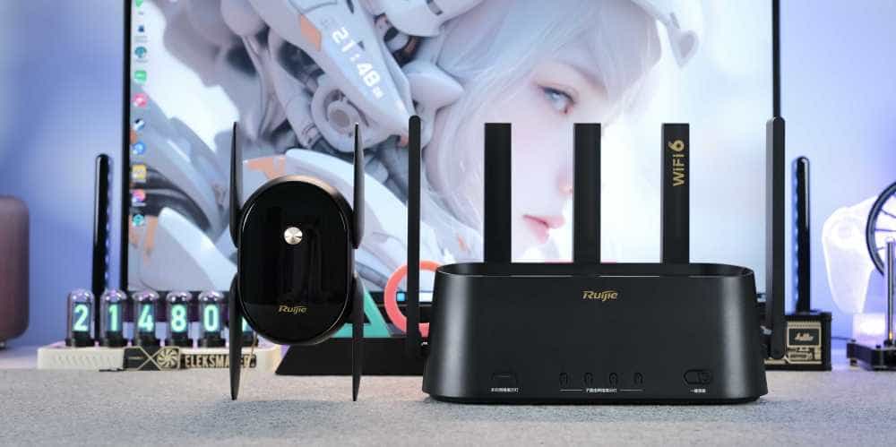 大户型、复式房再也不用担心Wifi信号不好了——锐捷蜂鸟旗舰版子母路由器穿墙无忧