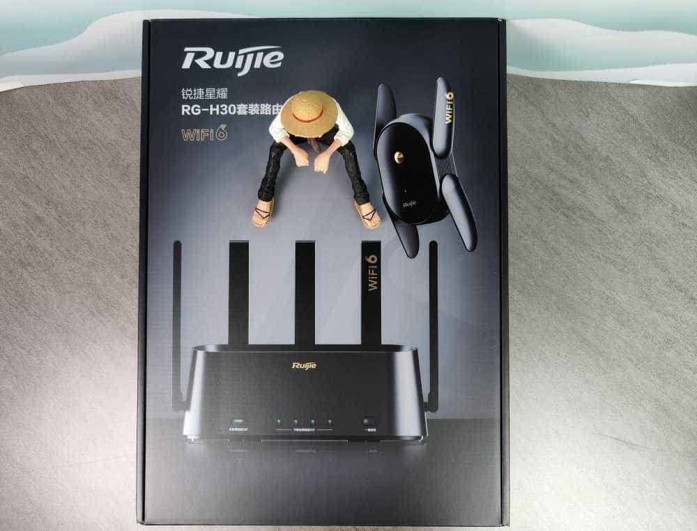 大户型必备路由器,锐捷蜂⻦旗舰版,隔两堵墙也能跑满500M