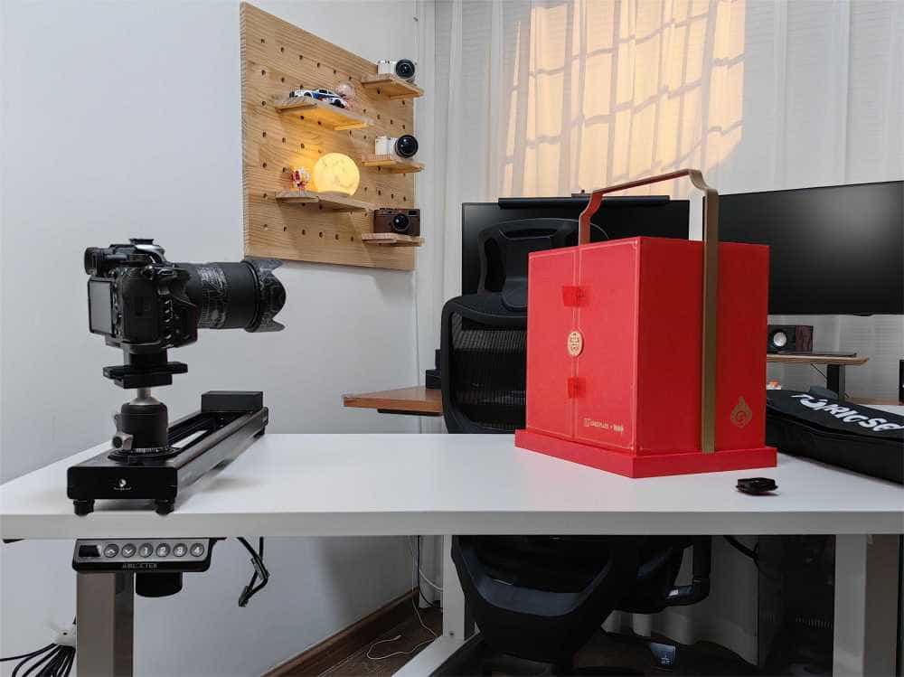 乐歌升降桌E2,博主的视频创作神器