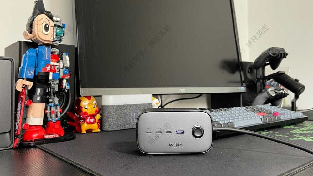 绿联100W智充魔盒Pro-简洁桌面，为多设备补能减负