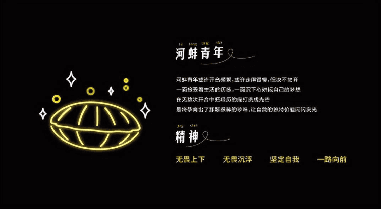 这也许就是河蚌青年的真正含义：坚定信念，一往无前！