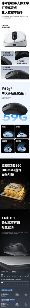 第176期 雷柏VT3PRO MAX无线游戏鼠标免费众测申请资格