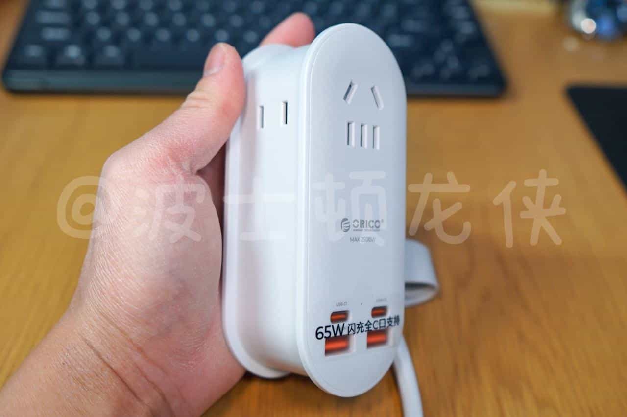 出门就带奥睿科65W氮化镓口袋插排,一个打七个!