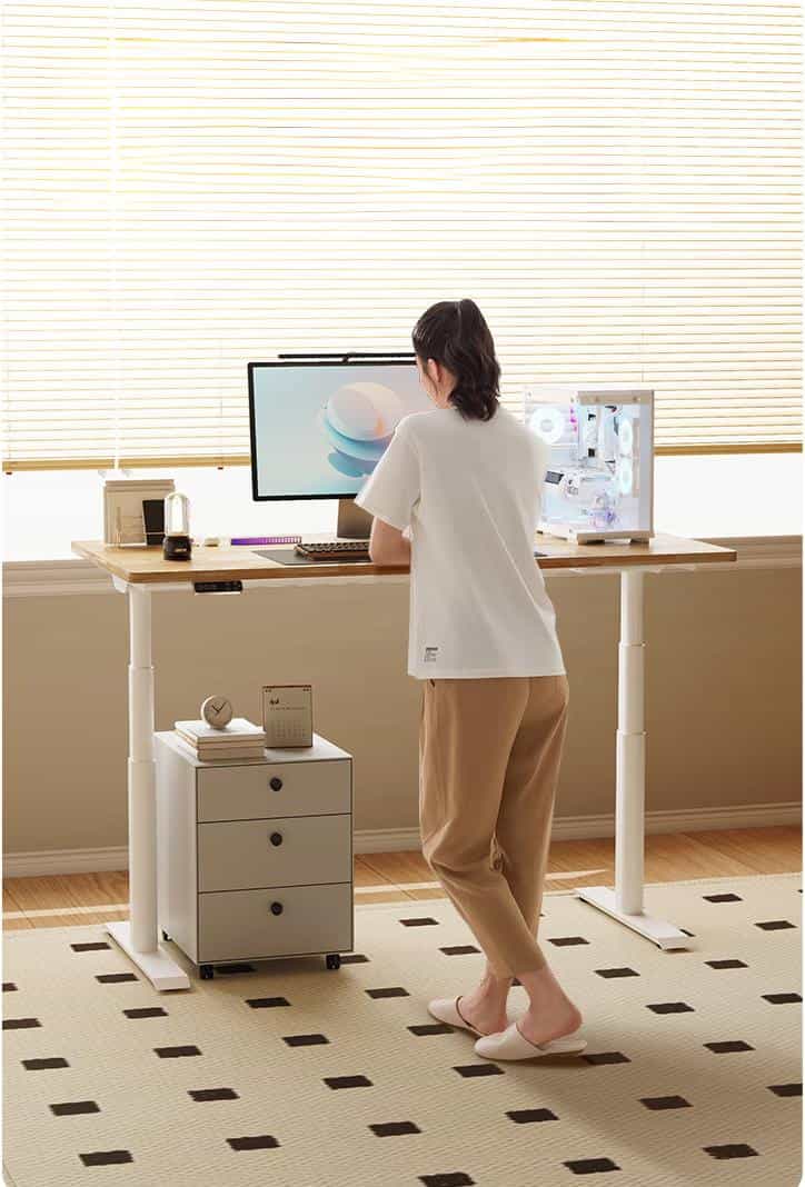 女神专属福利！乐歌 E6 电动升降桌特惠大放送，高颜值办公神器！