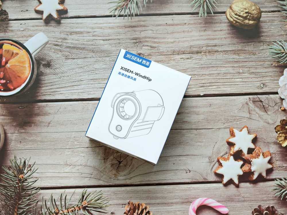西圣 WindHip 高速挂腰风扇：182g轻量化设计，带走夏日热量