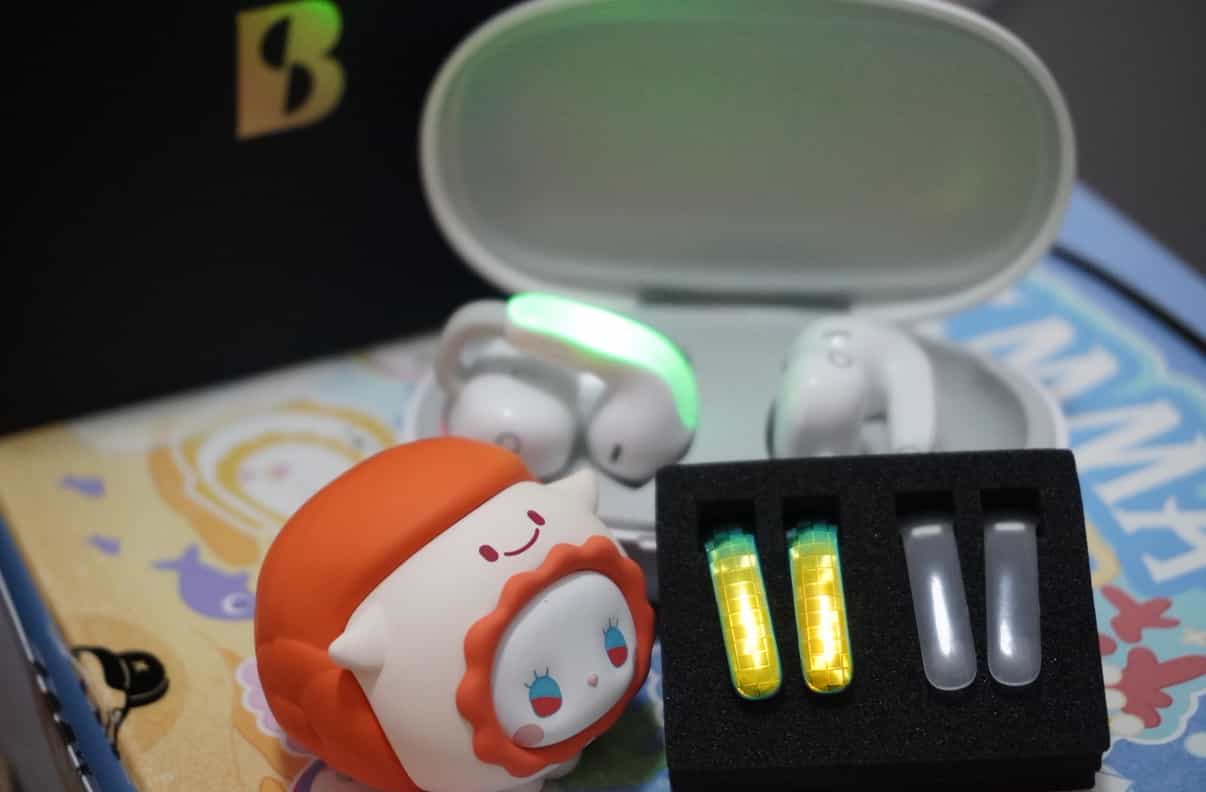 新潮流·舒适戴·好音质!百耳颂B7开放式新潮耳机三芯合一!